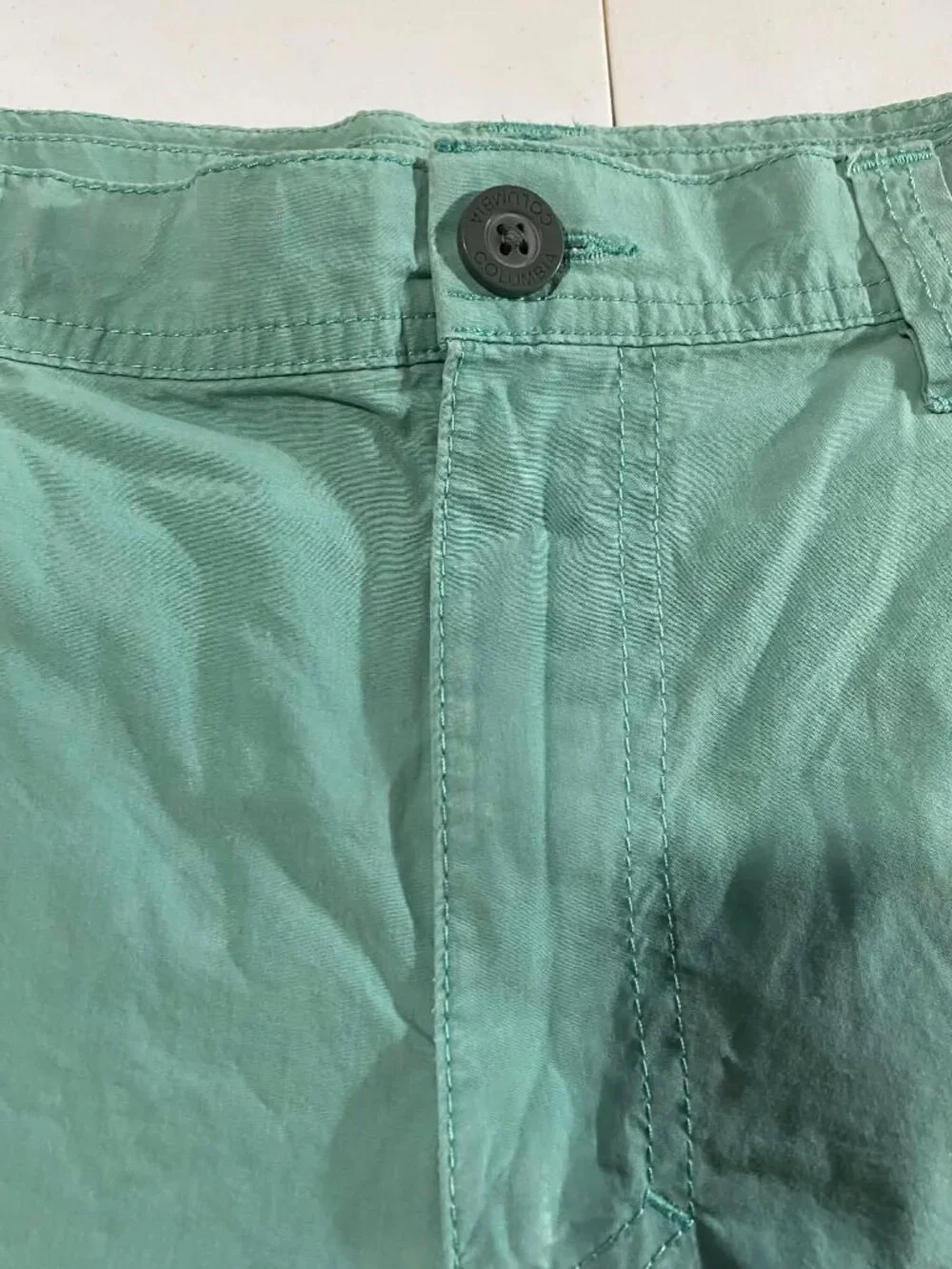 Columbia Sportswear Mint Green Casual Cargo Shorts Men's Size